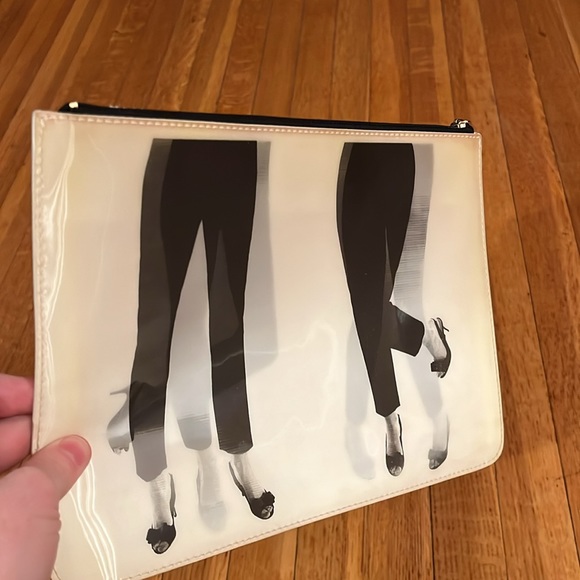 Kate Space dancing legs Zip clutch - Picture 2 of 3